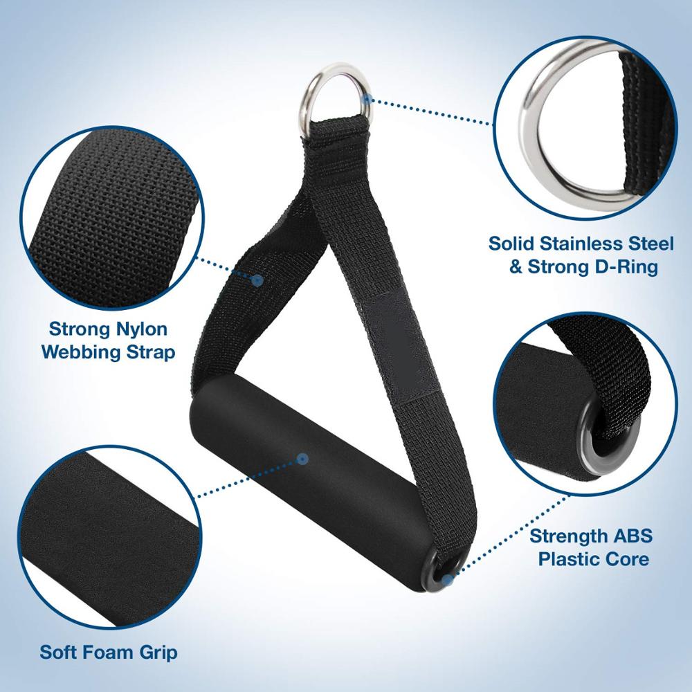Foam Grip Multi-Functional Strength Handle with Rope