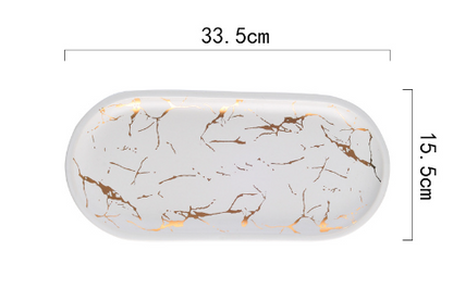 Nordic Style Fish Plate - Creative Ceramic Dish