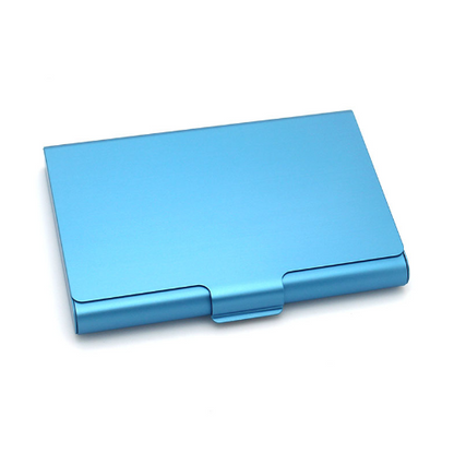 Creative Aluminum Cigarette Case and Card Holder Sleeve