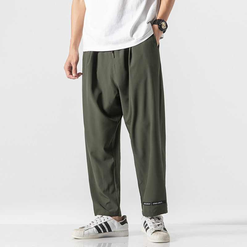 Japanese Large Size Thin Stretch Sports Capris