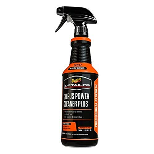 Meguiar's Citrus Power Cleaner Plus – All-Purpose Interior Car Cleaner for Grease, Grime & Stains, 32 oz Spray Bottle